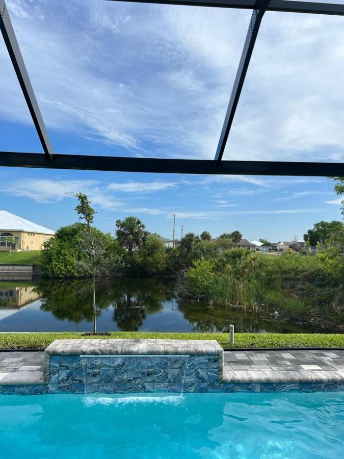 Newly Built Villa Ballerina With Heated Pool And Incredible View Into Beautiful Arrowheadcanal Кейп-Корал Экстерьер фото